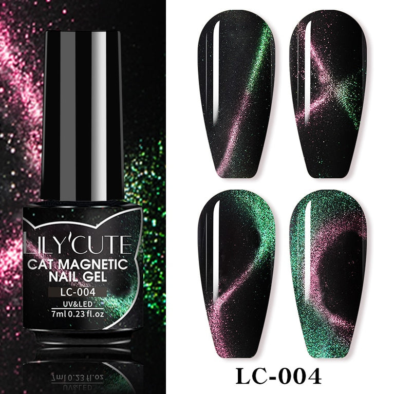 LILYCUTE 7ml 9D Cat Magnetic Gel Nagellack