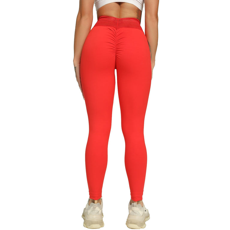 High Waist Seamless Push Up Damen Leggins