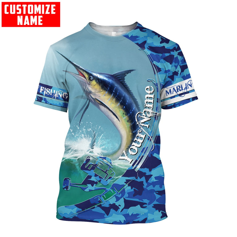 Thunfischfischen Camo T-Shirt für Herren