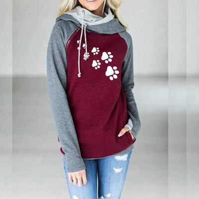 Logo PAW Print Damen Hoodie in verschiedenen Variationen