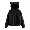 Teddy Damen Hoodie mit Öhrchen