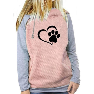 Logo PAW Print Damen Hoodie in verschiedenen Variationen