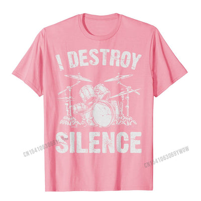 Vintage Drumset T-Shirt für Herren