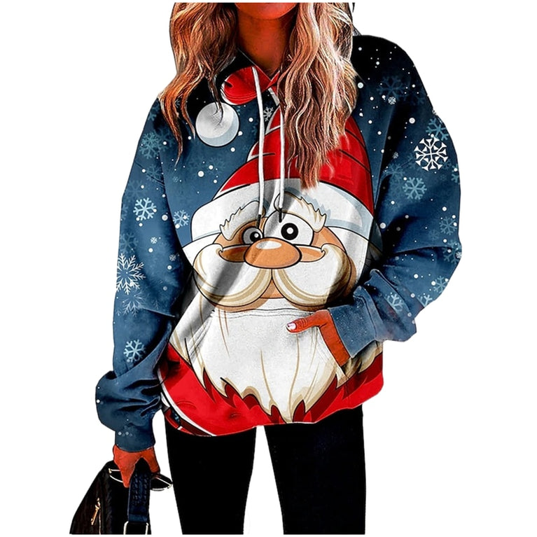 Weihnachtlicher Damen Hoodie