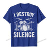 Vintage Drumset T-Shirt für Herren