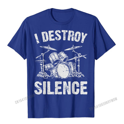 Vintage Drumset T-Shirt für Herren