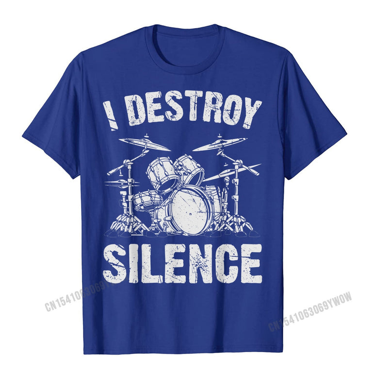 Vintage Drumset T-Shirt für Herren