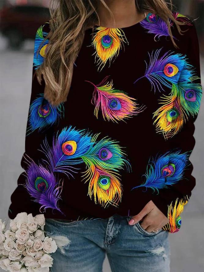 Fashion Peacock Damen Sweatshirt