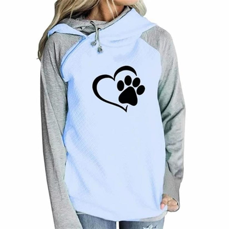 Logo PAW Print Damen Hoodie in verschiedenen Variationen