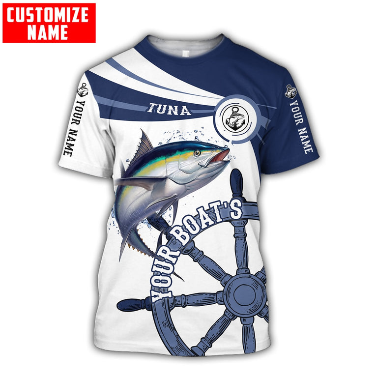 Thunfischfischen Camo T-Shirt für Herren