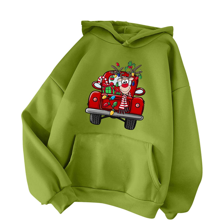 Weihnachtlicher Damen Hoodie in verschiedenen Variationen