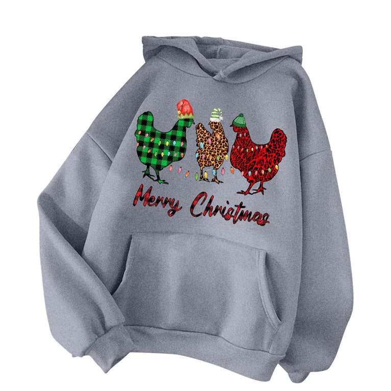 Weihnachtlicher Damen Hoodie in verschiedenen Variationen