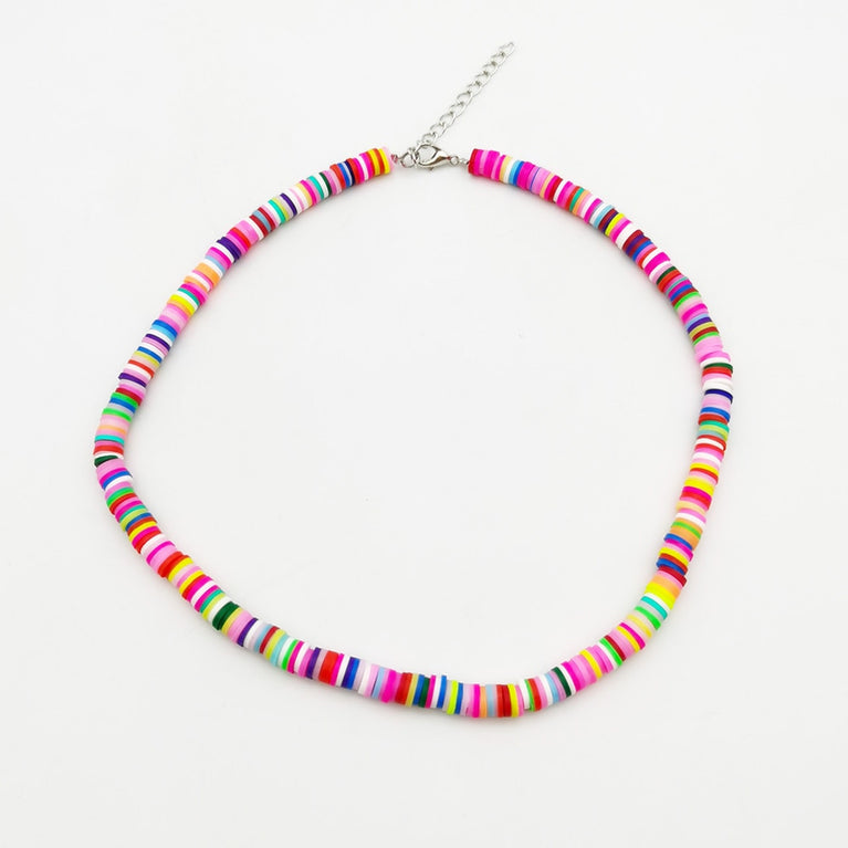 New Design Bohemian Rainbow Heshi Choker Damen Kette