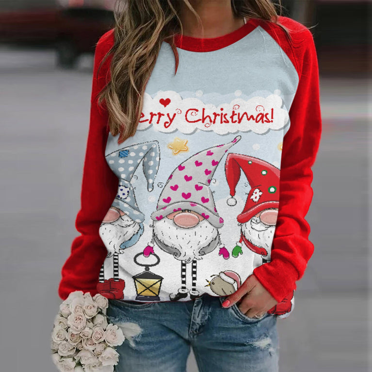 Weihnachtlicher Damen Sweatshirt in verschiedenen Farben