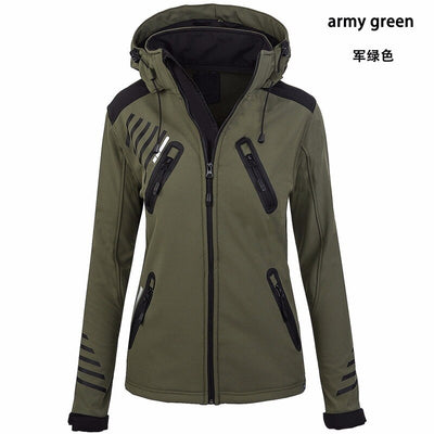 Damen Softshell Jacke, wasserdicht und windabweisend