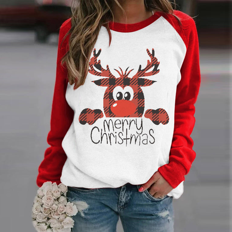 Weihnachtlicher Damen Sweatshirt in verschiedenen Farben