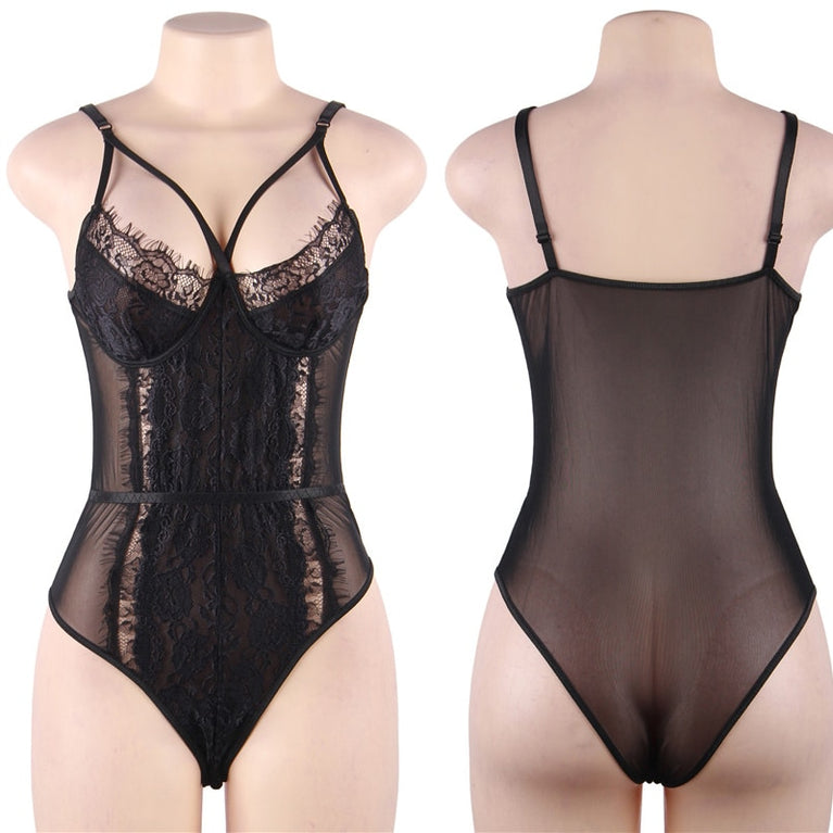 Sexy Damen Body Suit bis Gr. 5 XL