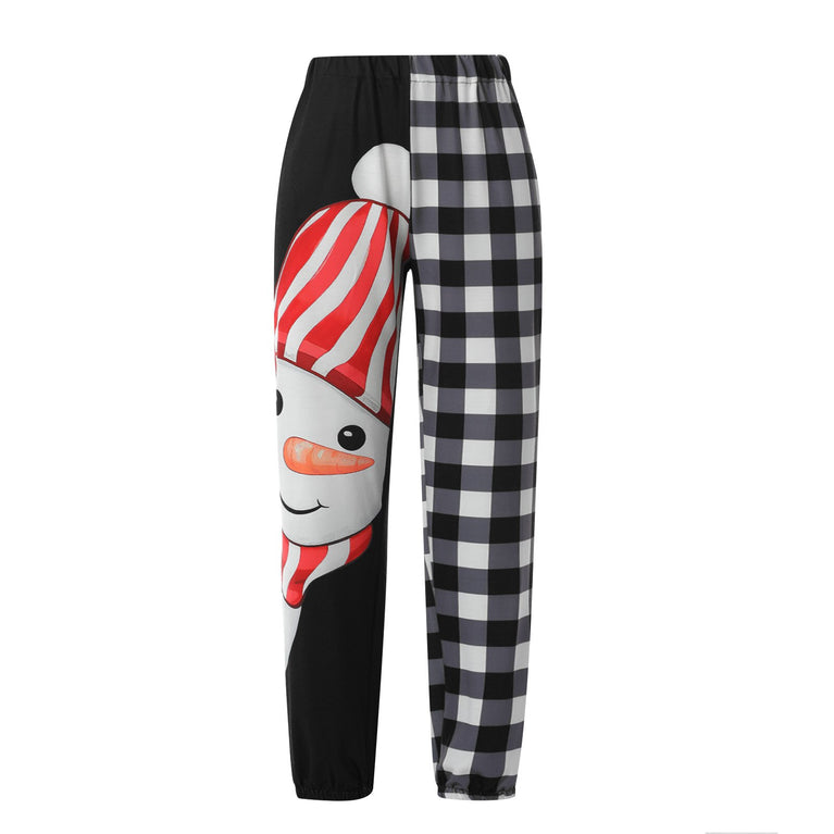 Christmas Ankle Banded Pants