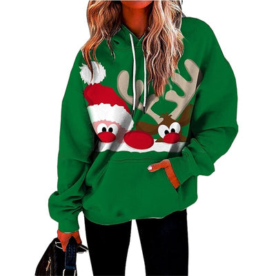 Weihnachtlicher Damen Hoodie