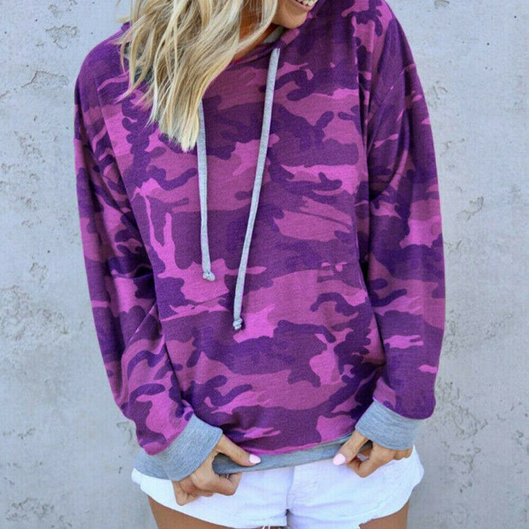 Damen Camouflage Sweatshirt