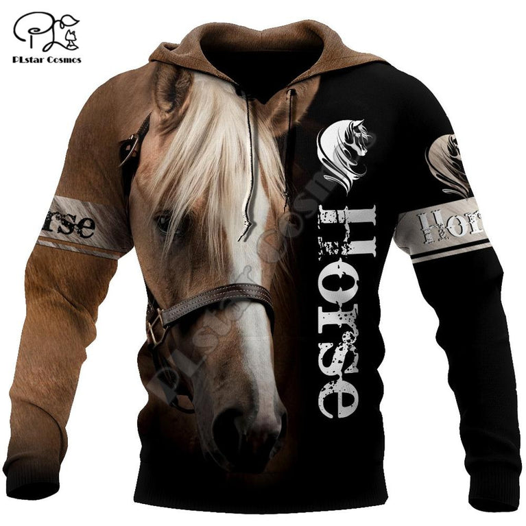 Schönes Pferd Sweatshirt für Herren (Unisex)