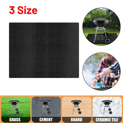 BBQ Grill Feuerfeste Feuermatte Grill Outdoor Backen Feuerfeste Hitzebeständige Unterlage Rasenschutz Teppich Grillzubehör