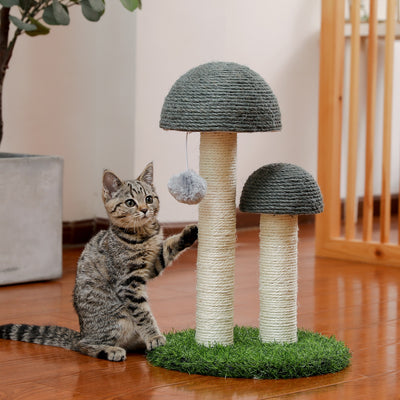 Mushroom Styling Katze Kratzbaum mit Kugeln