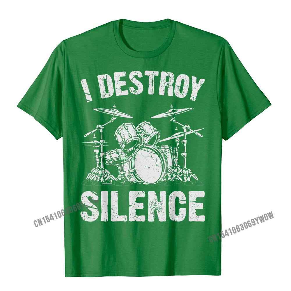 Vintage Drumset T-Shirt für Herren