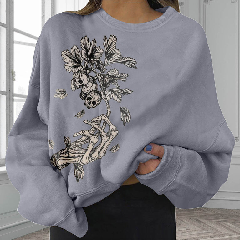 Damen Skull Sweatshirt