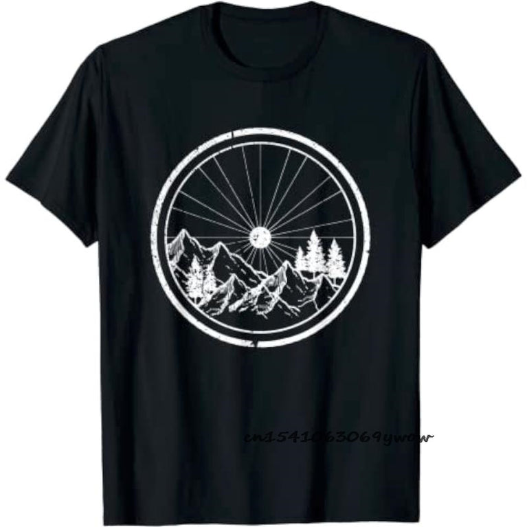 Vintage Mountainbike Zyklus T-Shirts für Herren