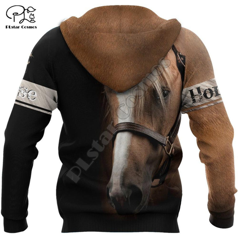 Schönes Pferd Sweatshirt für Herren (Unisex)