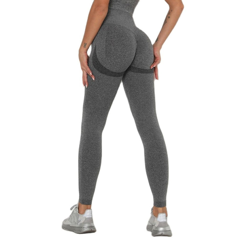 High Waist Seamless Push Up Damen Leggins