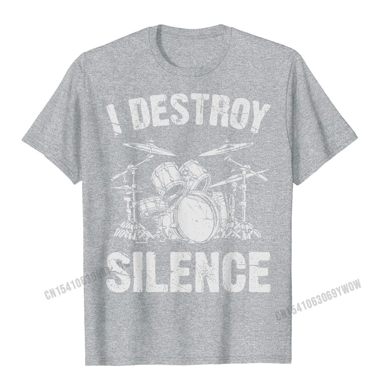 Vintage Drumset T-Shirt für Herren