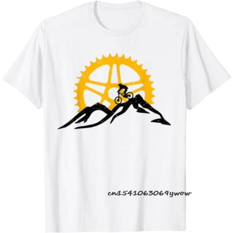 Vintage Mountainbike Zyklus T-Shirts für Herren