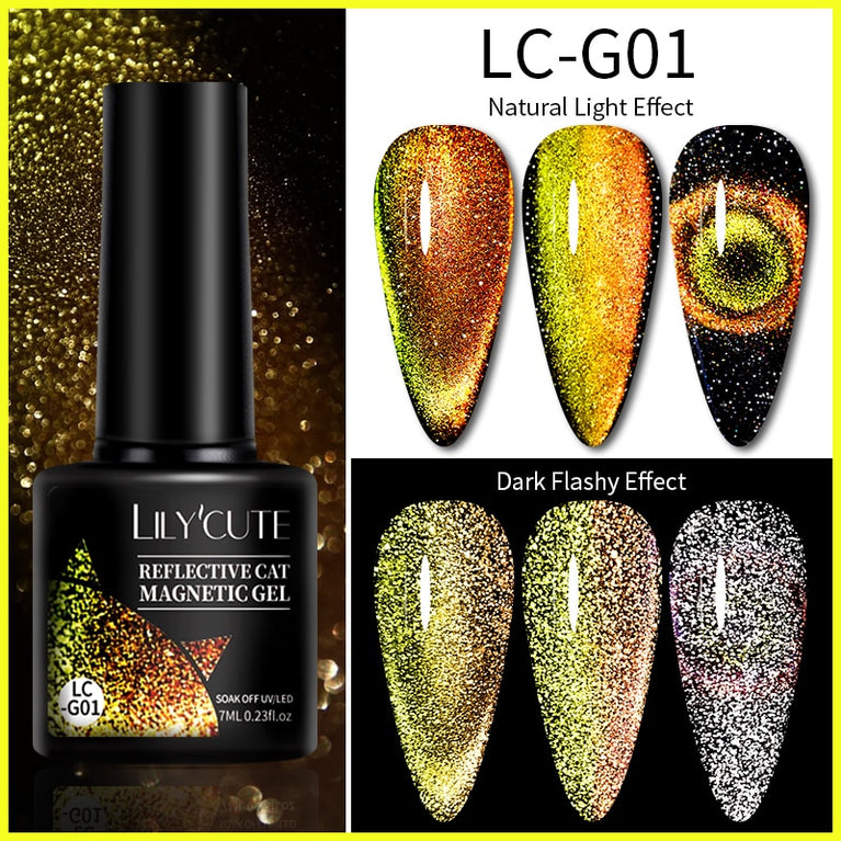 LILYCUTE 7ml 9D Cat Magnetic Gel Nagellack