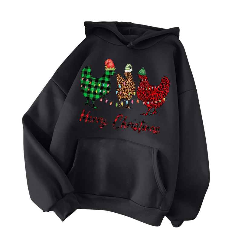 Weihnachtlicher Damen Hoodie in verschiedenen Variationen