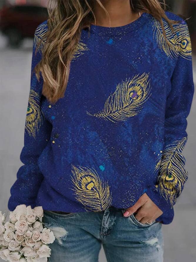 Fashion Peacock Damen Sweatshirt