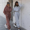 Lässiger Damen Trainingsanzug Set in Hip Hop Style