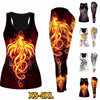 3D Fire Phoenix Outfit für Damen XS-8XL in verschiedenen Varianten