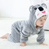 Tierisches Baby Strampler Overall mit Kapuze