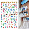 Winter Snowy Nails Art Design