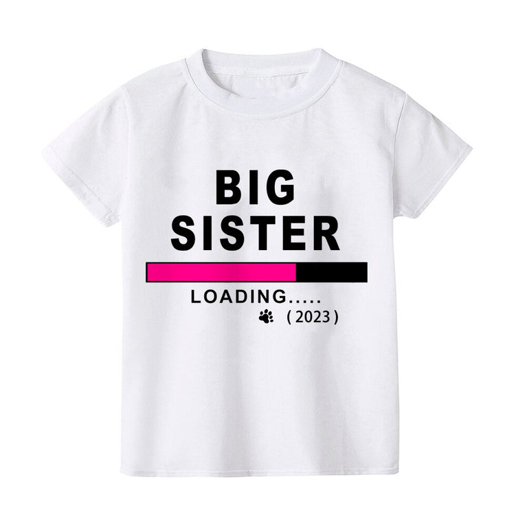 Big Sister/Bruder 2023 T-Shirt für Kinder