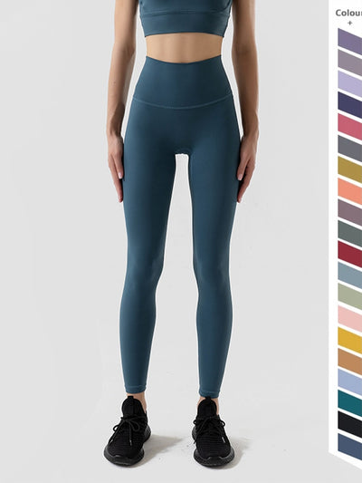 Damen Leggings mit  leichten Push Up Effekt in diversen Farben