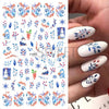 Winter Snowy Nails Art Design