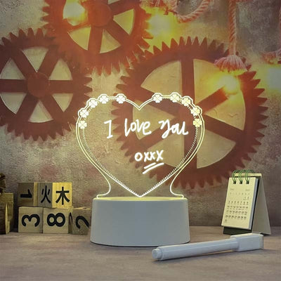 Liebe USB 3D Led Nachtlicht Valentinstag Geschenk