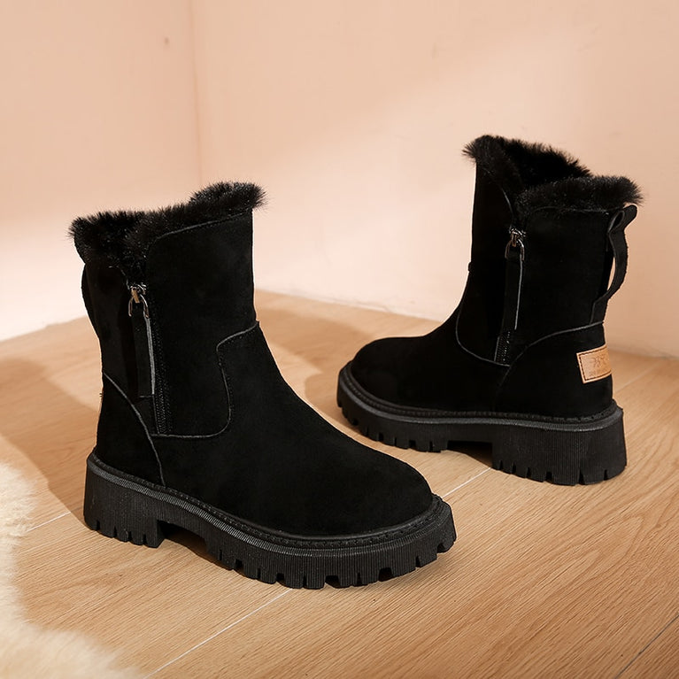 Moderne und warme Damen Stiefel