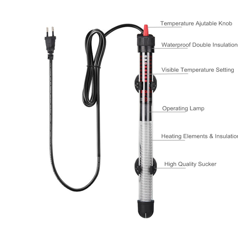 110 V-220 V EU US Einstellbare Temperatur Thermostat Heizstab für Aquarium - Wasser Wärme 25 W/50 W/100 W/200 W/300 W