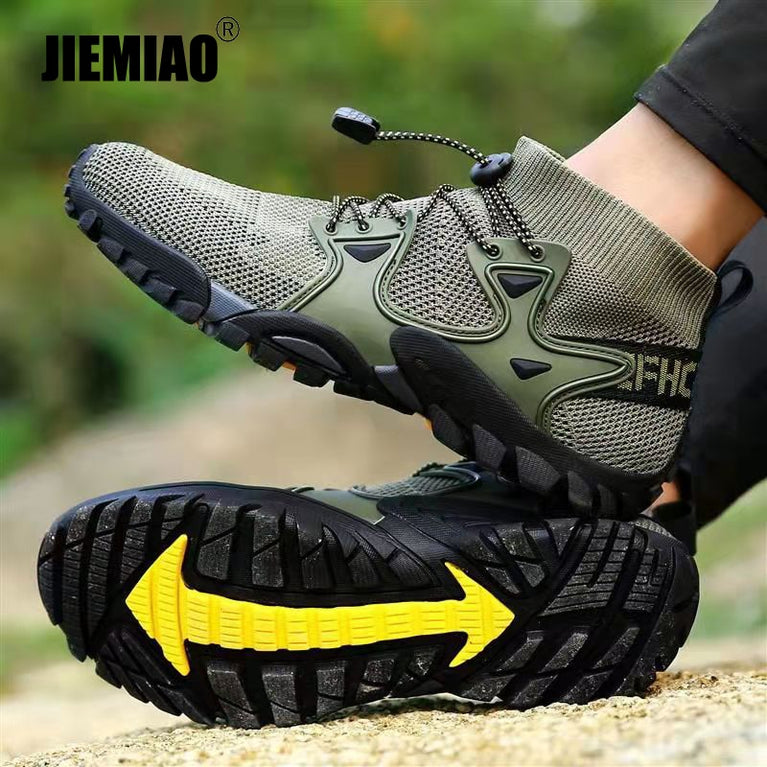 JIEMIAO Trekking Wanderschuhe für Männer und Frauen