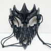 Lustige Halloween Halbgesicht Maske