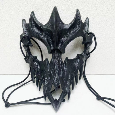 Lustige Halloween Halbgesicht Maske